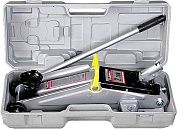 Домкрат гидравлический подкатной, 2т, h подъема 135–385мм, в пласт. кейсе (51028) MATRIX