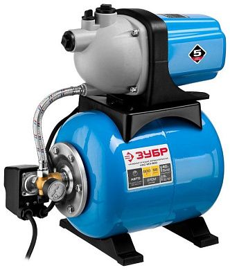 Станция насосная ЗУБР "МАСТЕР" М3 автоматическая, 800 Вт, пропускная способность 55 л/мин НАС-М3-800