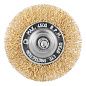 Щетка дисковая для дрели 60мм, витая латун. стальн.пров. 0.3мм (74446) MATRIX фото3