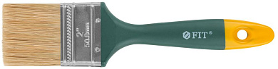 Кисть плоская 50мм, натур. светлая щетина "Контур" (F_01165) FIT