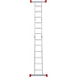 Лестница-трансформер алюм. шарнирная NV2320 (4х3 ступ. 170/348см, 11.5кг) Новая Высота фото5