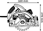 Пила циркулярная GKS 65 (1600 Вт, диск 190х30 мм, до 65 мм, кор.)(0 601 667 000)  BOSCH фото3