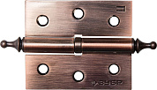 Петля дверная разъемная "ЭКСПЕРТ", 1 подшипник, цвет ст. медь (AC), левая, с крепежом, 75х63х2,5мм, 2 шт (37605-075-6L) ЗУБР
