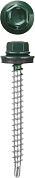 Саморез кровельный для дер. обр. Ø 51x4.8мм RAL 6005 зеленый 1200шт. (30300-48-051-6005) STAYER
