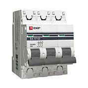 Автоматический выключатель ВА 47-63, 3Р 32А (D) 4,5кА EKF PROxima