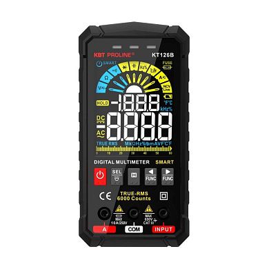 Мультиметр цифровой KT 126В серия PROLINE (86329) КВТ