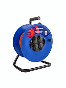 Удлинитель на катушке 50м (КГ 3х1.5мм2, 3.5кВт/16А, IP44, 4 р. с/з, 220В, мет.кат) Электрон