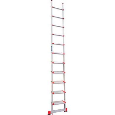 Лестница односекционная алюмин. приставная NV5170 (11 ступ. 311см, 8.3кг) Новая высота