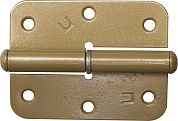 Петля накладная стальная "ПН-85", цвет золотой металлик, правая, 85мм (37643-85R)