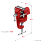 Тиски настольные 50мм, поворотные, для точных работ (32475-50) MIRAX фото6