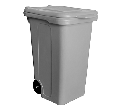 Контейнер пластмассовый хозяйственный для мусора 240л (цвета в ассортименте)