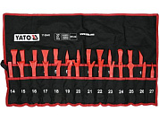 Съемники крепежа обивки, пластмассовые, 27пр. (YT-08443) YATO
