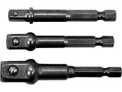 Набор переходников 1/4" под шуруповерт 3ед. (1/4", 3/8", 1/2")(YT-04685) YATO