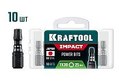 Бита ударные Impact TX 30, 25мм, 10 шт (26195-30-25-S10) KRAFTOOL