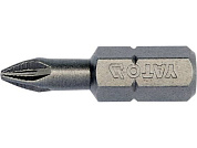 Бита PZ1х25мм 1/4" (10шт.) S2 HRC58-58 (YT-04702) YATO