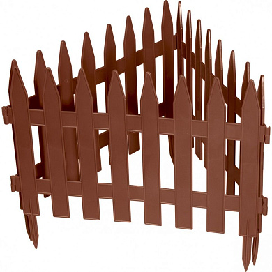 Забор декоративный "Рейка", 28х300 см, терракот (65007) PALISAD