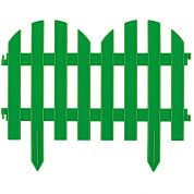 Забор декоративный "Романтика", 28х300 см, зеленый (65022) PALISAD