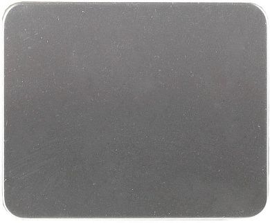 Выключатель СВЕТОЗАР "ГАММА" одноклавишный, без вставки и рамки, цвет светло-серый металлик, 10A/~25