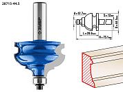 Фреза кромочная фигурная №4, D= 44,5мм, рабочая длина-28,5мм, хв.-12мм, d-12,7мм (28715-44.5) ЗУБР