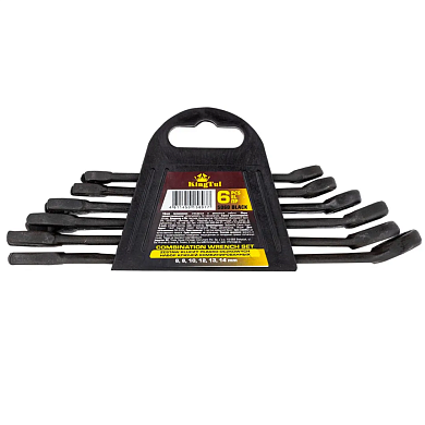 Набор ключей комбинированных 6пр.(6,8,10,12,13,14мм)(KT-5068 BLACK) KINGTUL