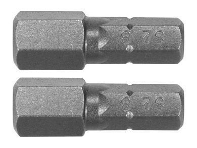 Бита HEX H8х25мм 1/4" (2шт.) AlSl S2 (YT-77924) YATO