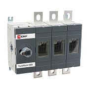 Рубильник без рукоятки управления TwinBlock 3P (160А 380В IP30) tb-s-160-3p EKF PROxima