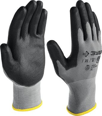 Перчатки для точных работ с полиуретановым покрытием, размер XL (11275-XL_z01) ЗУБР