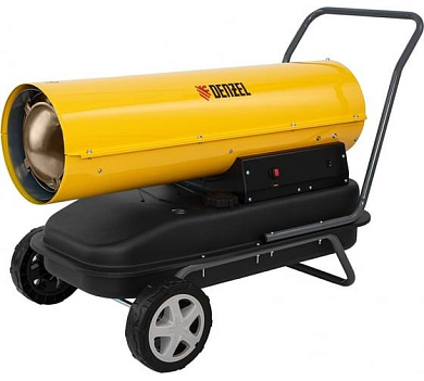 Пушка тепловая дизельная DHG-50 (50 кВт, 1100 м3/ч, 500 м2, 220В) (96486) DENZEL