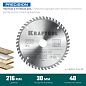 Диск по дереву пильный 48Т, 216х30мм, Precision, (36952-216-30) KRAFTOOL фото4