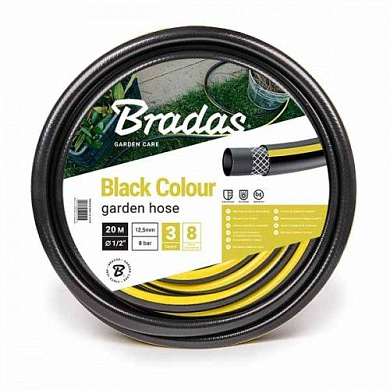Шланг поливочный BLACK COLOUR 1/2" 30м (WBC1/230) BRADAS