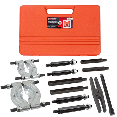 Набор съемников сегментного типа 12пр. (30-50, 50-75мм), в кейсе (FK-66610) FORCEKRAFT