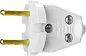 Вилка электрическая прямая белая, 220 В, IP44 (55152-W) СИБИН фото2