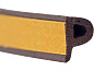 Уплотнитель для окон и дверей тип Р 9х5.5мм/6м (коричневый)(76761) VOREL фото2