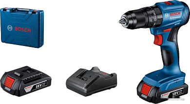 Дрель-шуруповерт ударная аккум. GSB 185-LI (18.0 В,2акк. х 2.0А/ч, 50 Нм, кейс)(0 601 9K3 100) BOSCH