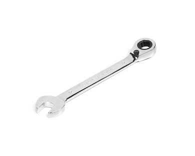 Ключ комбинированный с трещ., реверсивный, 12х12мм, хром.покр. (118796) HORTZ