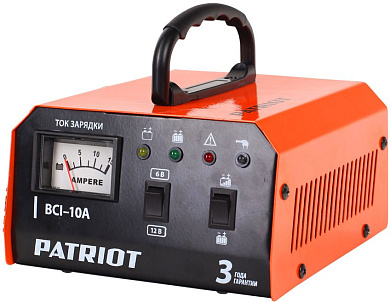 Устройство зарядное BCI-10A (6/12В 10А 220В для WET/AGM/GEL/EFB) PATRIOT / IMPERIAL