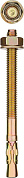 Анкер клиновой М16x140 мм, 10шт. (302032-16-140) ЗУБР