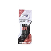 Биты крестообразные PH1+PH2+PH3х50мм ударные 1/4" S2 (3шт) (HD-77879B) H-D