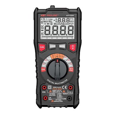 Мультиметр цифровой KT 132А серия PROLINE (91917) КВТ