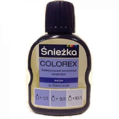 Краситель Colorex Sniezka №50 тёмно-синий, 0.10л