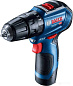 Дрель-шуруповерт ударная аккум. GSB 12V-30 (12.0В,2 акк. х 2 А/ч,30Нм,чем.)(0 601 9G9 100) BOSCH фото2