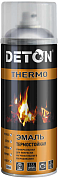 Эмаль термостойкая - Серебристая - аэр. 520мл THERMO (DTN-A70667) DETON