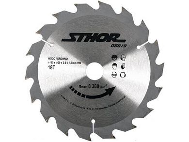 Диск пильный 160х20х18T по дереву (08819) STHOR
