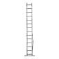 Лестница алюмин., 3х14 ступ, трехсекц., 7010мм, слож.3967х445х180мм, (97824) СИБРТЕХ фото4