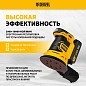 Эксцентриковая шлифмашина аккум. COS-125, 18В Li-Ion Denzel фото4
