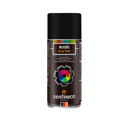 Грунт-спрей акриловый черный 400мл Primer Acrylic Black (5004) SENFINECO