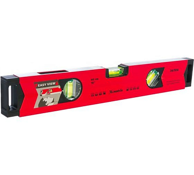 Уровень алюминиевый магнитный 400 мм, усиленный (34704) MATRIX