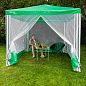 Тент садовый с москитной сеткой, 250х250/240 см, Camping (69520) PALISAD фото16