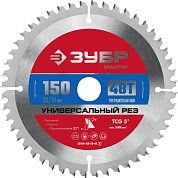 Диск пильный 150х20/16х48T по алюминию "Универсальный рез" (36916-150-20-48_z01) ЗУБР