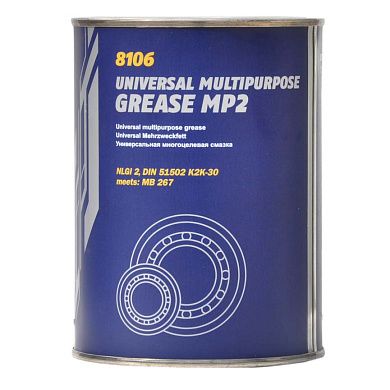 MANNOL Universal Multi-MoS2 Grease EP-2 /Смазка 230 гр.